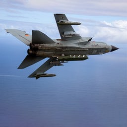 Kampfjet "Tornado IDS ASSTA 3.0", bestückt mit dem Lenkflugkörper "Taurus".