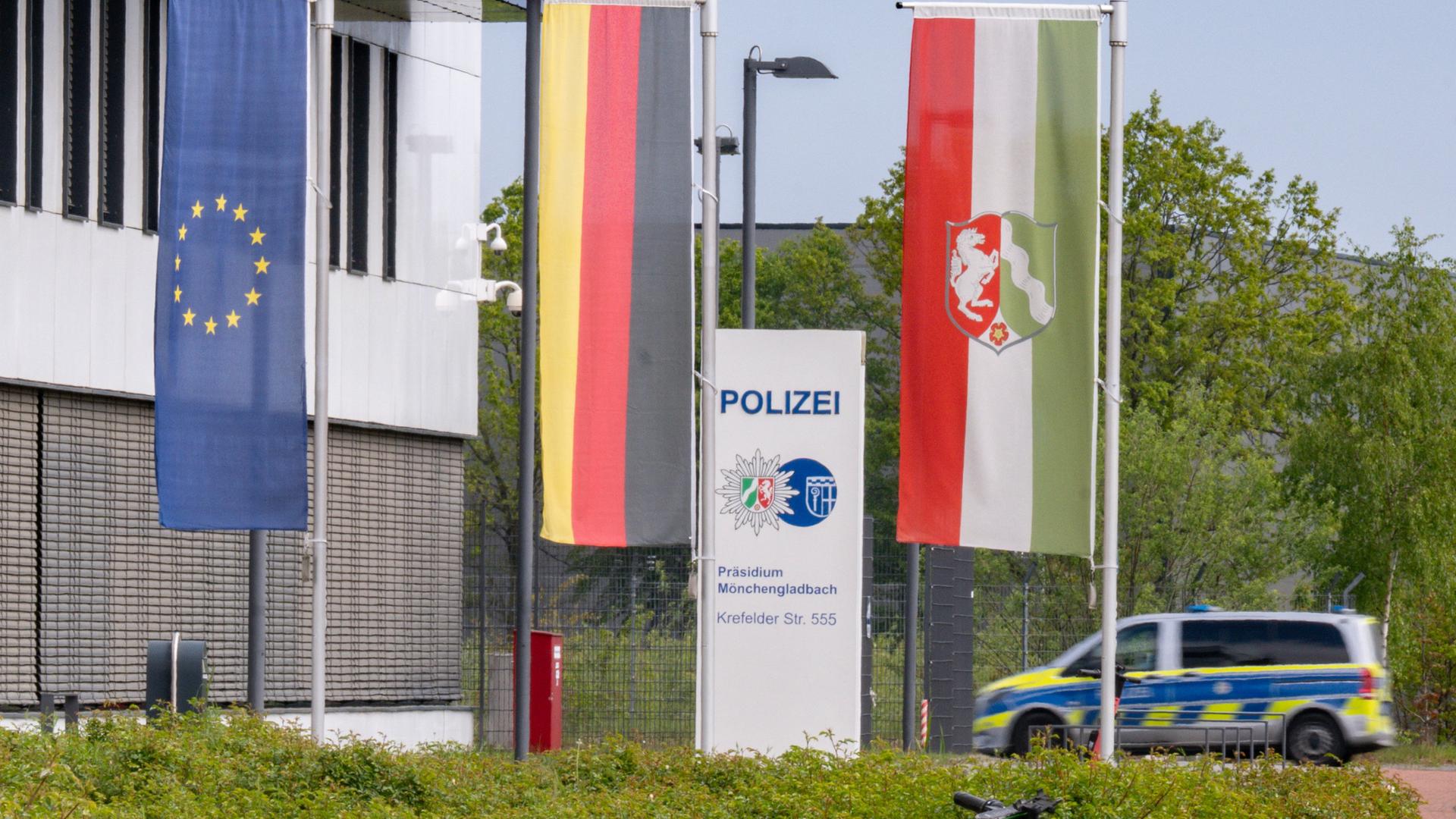 Polizeipräsidiums Mönchengladbach | dpa/Benjamin Westhoff