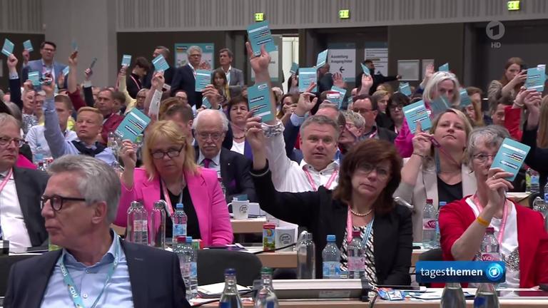 CDU fordert in neuem Grundsatzprogramm Wiedereinfhrung der Wehrpflicht