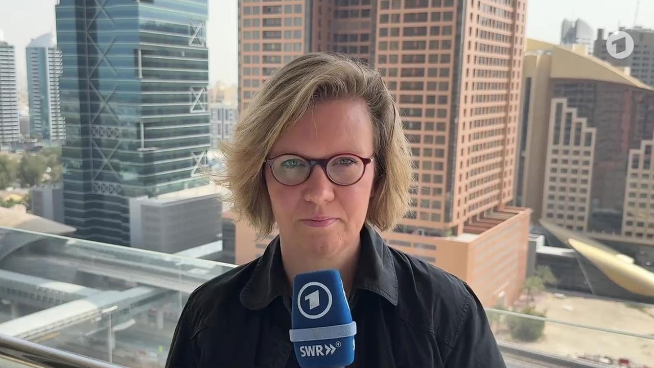 Offenbar Angriffe auf US-Einrichtungen in der Golf Region: Anna Osius, ARD Kairo, zzt. Dubai