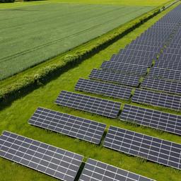 Photovoltaik Anlage in Rheinhessen.