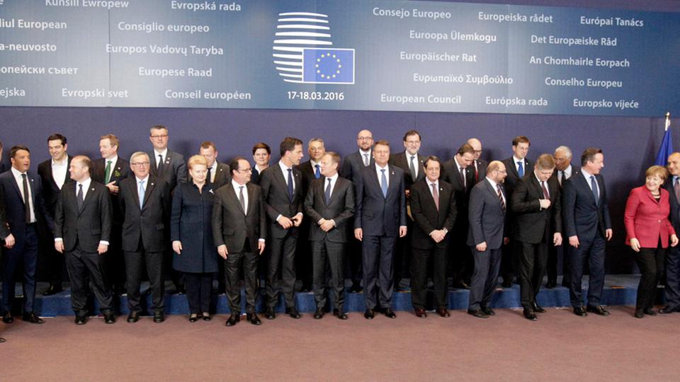 Gruppenfoto des EU-Gipfels