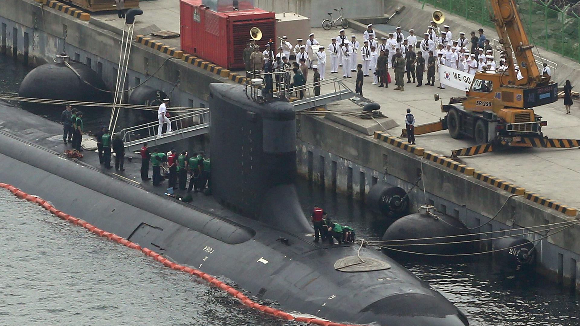 Die USS Mississippi, ein atomgetriebenes U-Boot der Virginia-Klasse der US Navy (Archivbild) | picture alliance / dpa