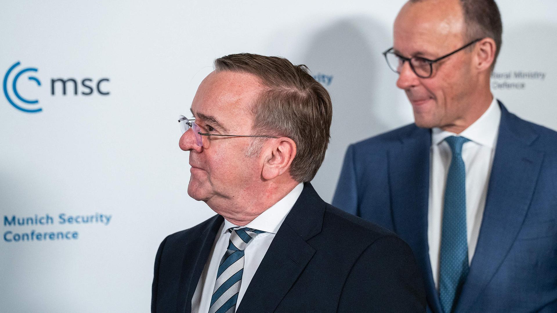 Boris Pistorius und Friedrich Merz | AFP