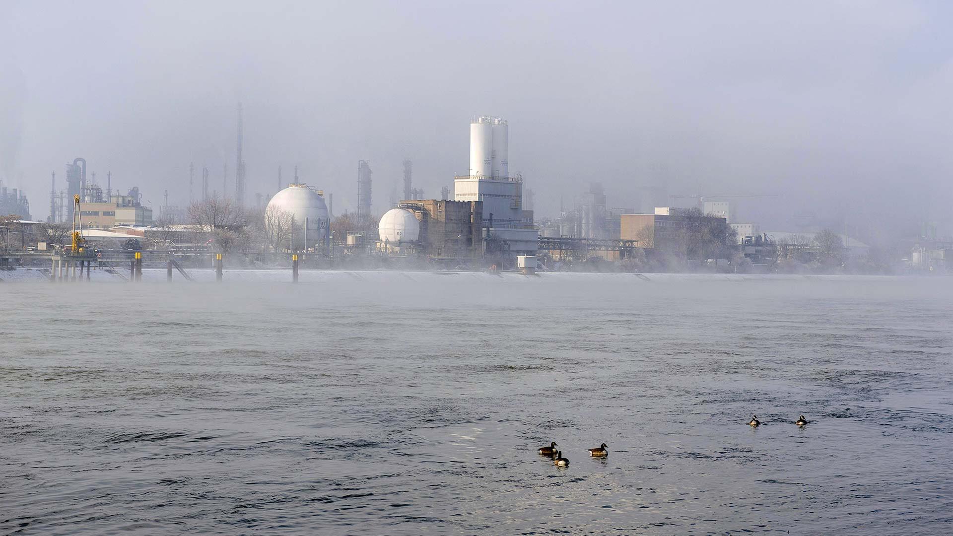 BASF Werksgelände am Rheinufer | picture alliance / imageBROKER