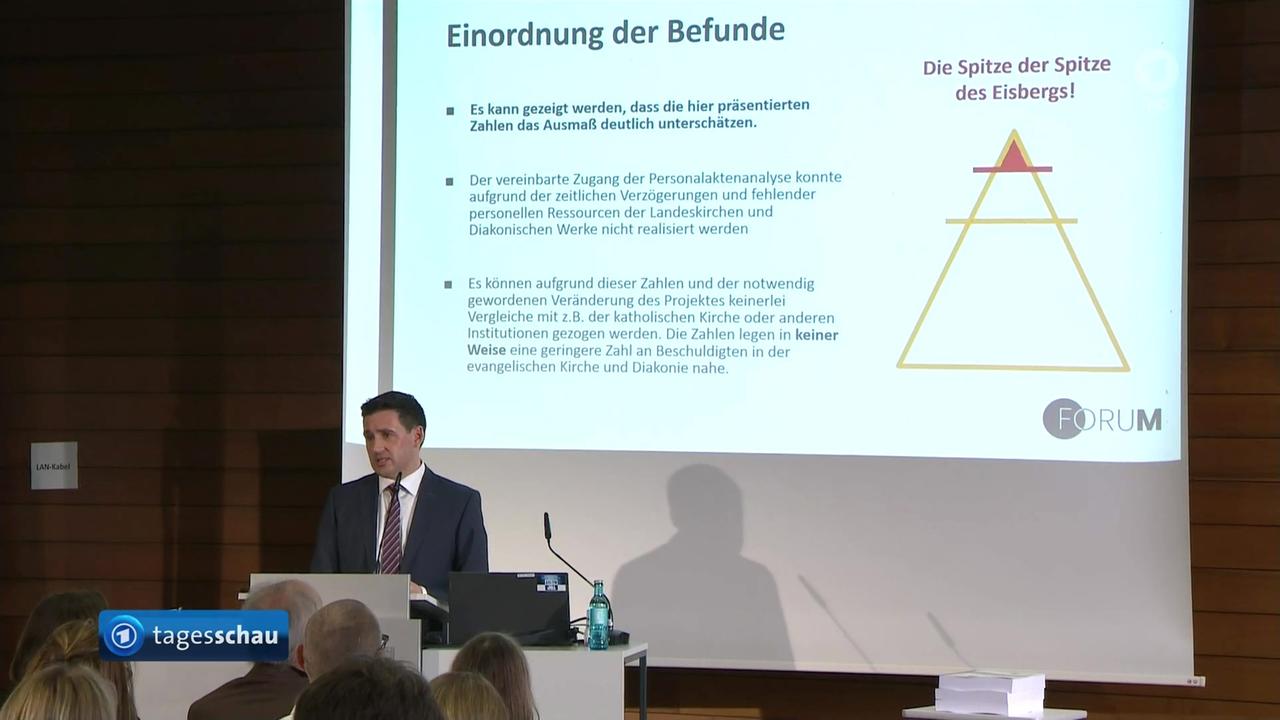 Laut Studie deutlich mehr sexualisierte Gewalt in evangelischer Kirche als angenommen | tagesschau.de
